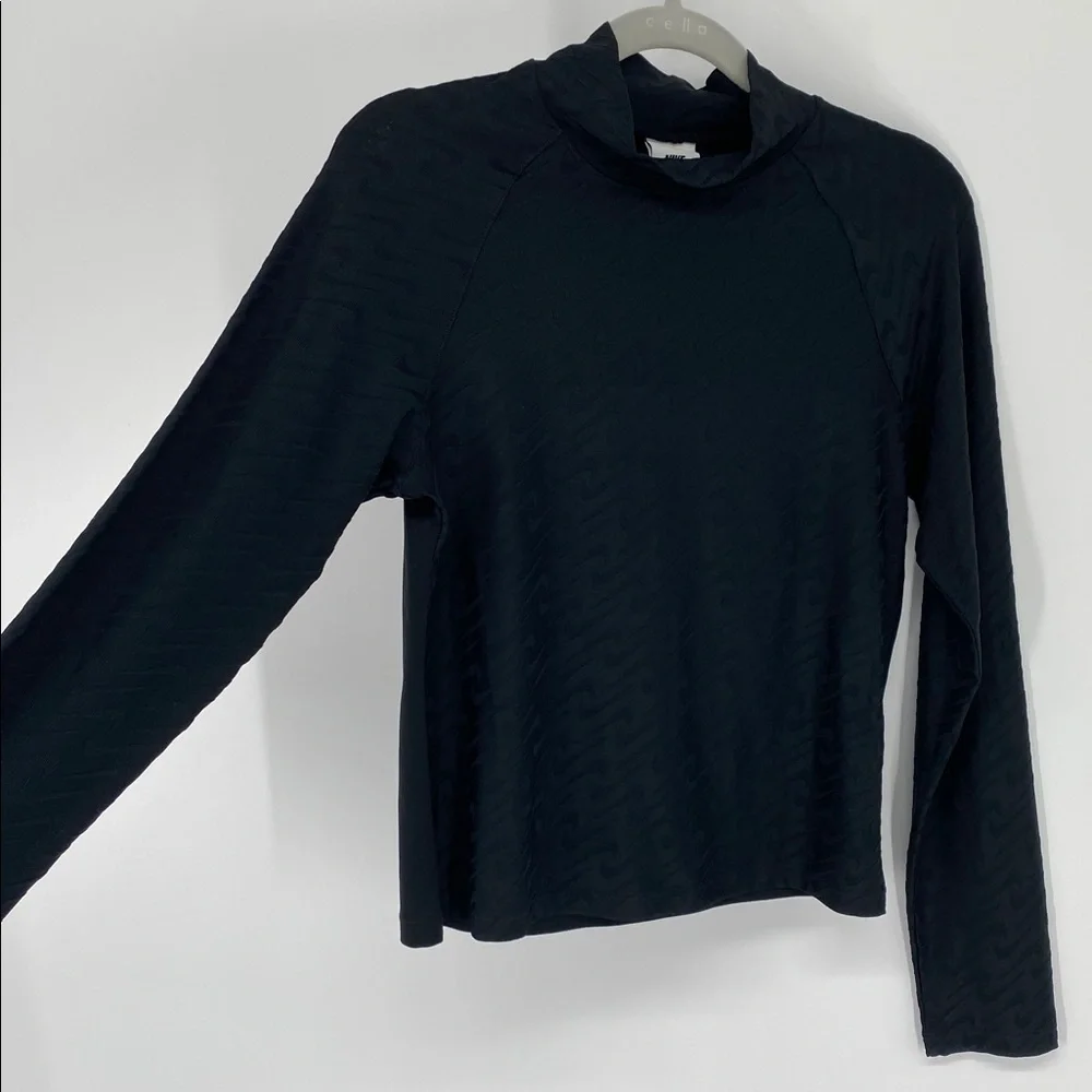 Nike Sportswear Icon Clash Mock Neck Long Sleeve Top Women's Size Small